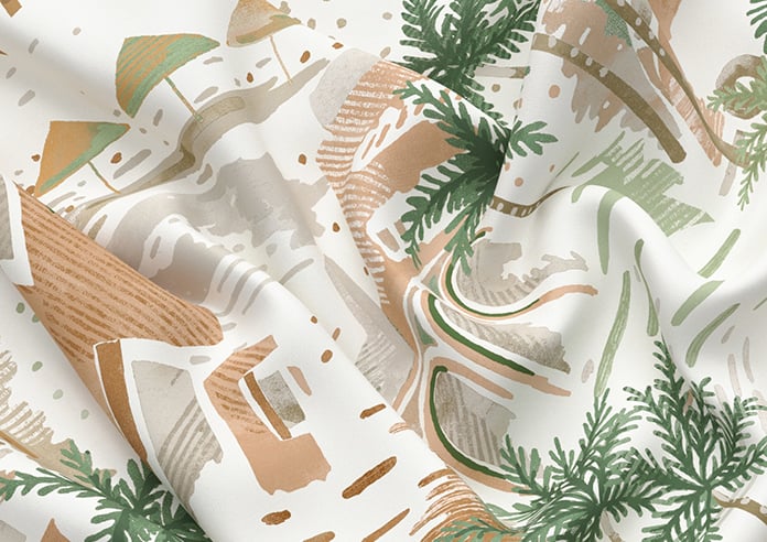 Sunset Boulevard, Glow - Motorised Roman Blind - Image 4